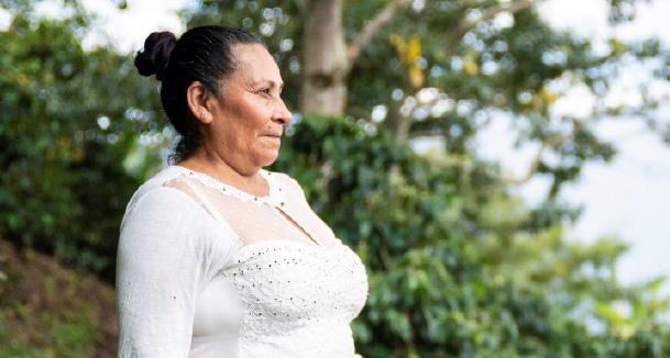 A portrait of one of the farmers helped by the Los Sueños project