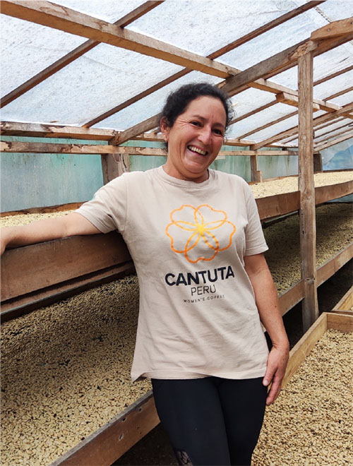 A photo of one of the farmers helped by the Cantuta Peru project, part of the Los Sueños project